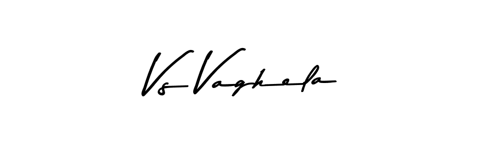 Use a signature maker to create a handwritten signature online. With this signature software, you can design (Asem Kandis PERSONAL USE) your own signature for name Vs Vaghela. Vs Vaghela signature style 9 images and pictures png