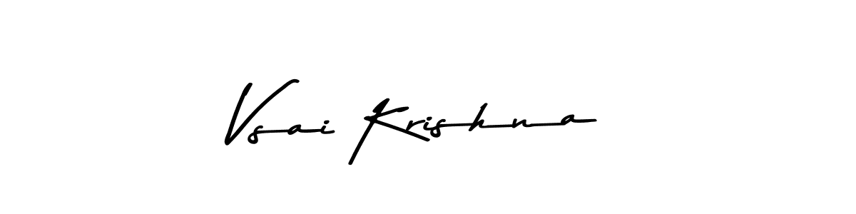 How to make Vsai Krishna signature? Asem Kandis PERSONAL USE is a professional autograph style. Create handwritten signature for Vsai Krishna name. Vsai Krishna signature style 9 images and pictures png