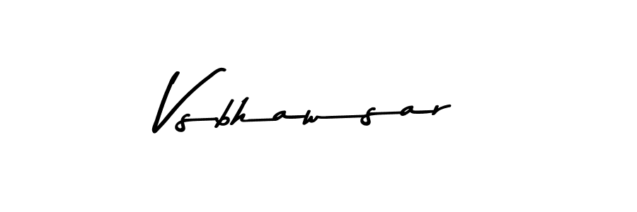 Make a beautiful signature design for name Vsbhawsar. Use this online signature maker to create a handwritten signature for free. Vsbhawsar signature style 9 images and pictures png