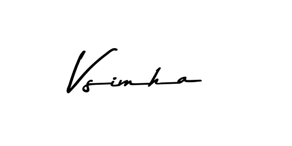 Make a beautiful signature design for name Vsimha. Use this online signature maker to create a handwritten signature for free. Vsimha signature style 9 images and pictures png
