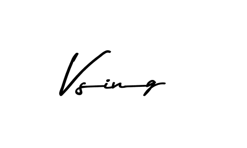 Also You can easily find your signature by using the search form. We will create Vsing name handwritten signature images for you free of cost using Asem Kandis PERSONAL USE sign style. Vsing signature style 9 images and pictures png