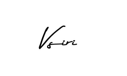 Design your own signature with our free online signature maker. With this signature software, you can create a handwritten (Asem Kandis PERSONAL USE) signature for name Vsiri. Vsiri signature style 9 images and pictures png