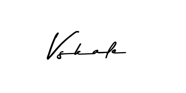 Use a signature maker to create a handwritten signature online. With this signature software, you can design (Asem Kandis PERSONAL USE) your own signature for name Vskale. Vskale signature style 9 images and pictures png