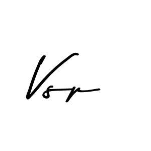 Make a beautiful signature design for name Vsp. With this signature (Asem Kandis PERSONAL USE) style, you can create a handwritten signature for free. Vsp signature style 9 images and pictures png