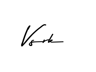 Also we have Vsrk name is the best signature style. Create professional handwritten signature collection using Asem Kandis PERSONAL USE autograph style. Vsrk signature style 9 images and pictures png