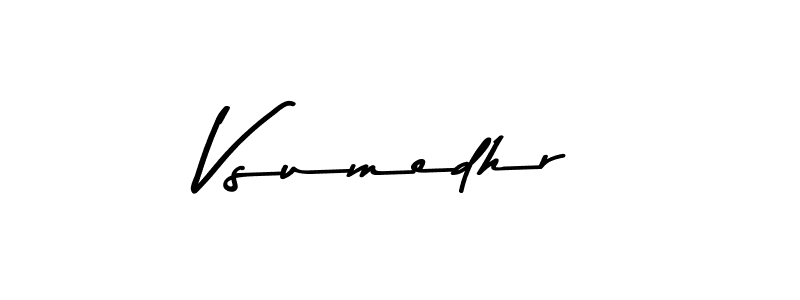Make a beautiful signature design for name Vsumedhr. With this signature (Asem Kandis PERSONAL USE) style, you can create a handwritten signature for free. Vsumedhr signature style 9 images and pictures png