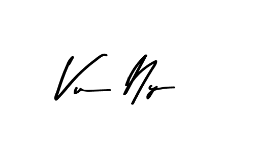 How to Draw Vu Ny signature style? Asem Kandis PERSONAL USE is a latest design signature styles for name Vu Ny. Vu Ny signature style 9 images and pictures png