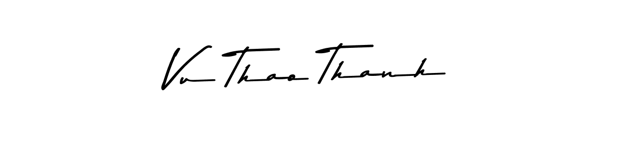 How to make Vu Thao Thanh signature? Asem Kandis PERSONAL USE is a professional autograph style. Create handwritten signature for Vu Thao Thanh name. Vu Thao Thanh signature style 9 images and pictures png