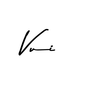 Asem Kandis PERSONAL USE is a professional signature style that is perfect for those who want to add a touch of class to their signature. It is also a great choice for those who want to make their signature more unique. Get Vui name to fancy signature for free. Vui signature style 9 images and pictures png