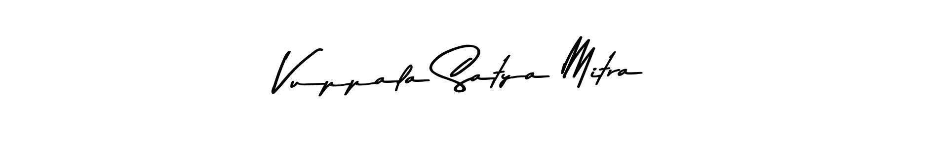 Make a beautiful signature design for name Vuppala Satya Mitra. With this signature (Asem Kandis PERSONAL USE) style, you can create a handwritten signature for free. Vuppala Satya Mitra signature style 9 images and pictures png