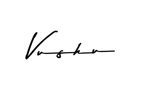 How to make Vushu signature? Asem Kandis PERSONAL USE is a professional autograph style. Create handwritten signature for Vushu name. Vushu signature style 9 images and pictures png