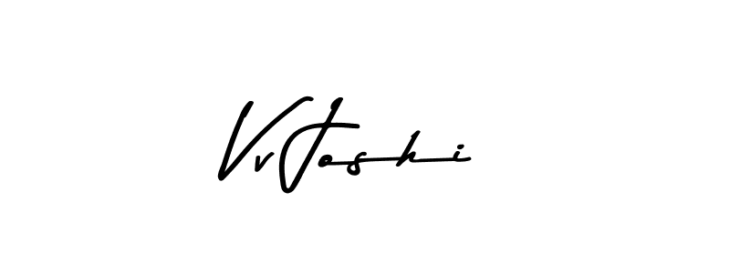 Also You can easily find your signature by using the search form. We will create Vv Joshi name handwritten signature images for you free of cost using Asem Kandis PERSONAL USE sign style. Vv Joshi signature style 9 images and pictures png