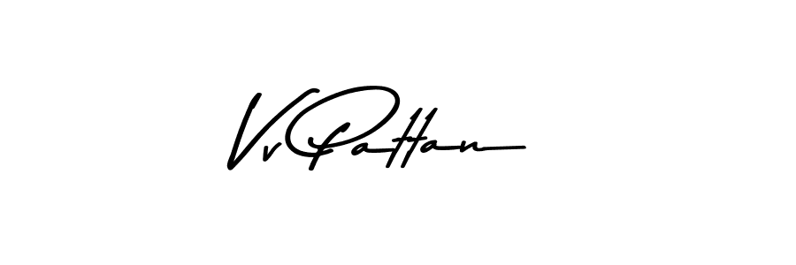 Vv Pattan stylish signature style. Best Handwritten Sign (Asem Kandis PERSONAL USE) for my name. Handwritten Signature Collection Ideas for my name Vv Pattan. Vv Pattan signature style 9 images and pictures png