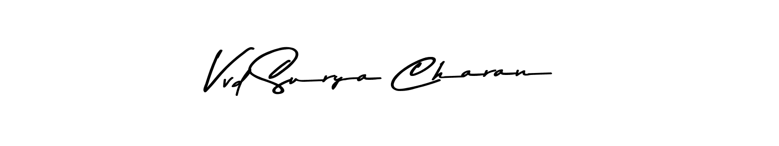 Make a beautiful signature design for name Vvd Surya Charan. Use this online signature maker to create a handwritten signature for free. Vvd Surya Charan signature style 9 images and pictures png