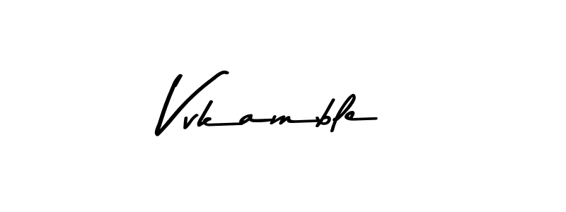 if you are searching for the best signature style for your name Vvkamble. so please give up your signature search. here we have designed multiple signature styles  using Asem Kandis PERSONAL USE. Vvkamble signature style 9 images and pictures png