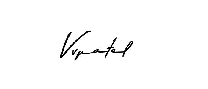 Vvpatel stylish signature style. Best Handwritten Sign (Asem Kandis PERSONAL USE) for my name. Handwritten Signature Collection Ideas for my name Vvpatel. Vvpatel signature style 9 images and pictures png