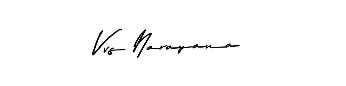 This is the best signature style for the Vvs Narayana name. Also you like these signature font (Asem Kandis PERSONAL USE). Mix name signature. Vvs Narayana signature style 9 images and pictures png