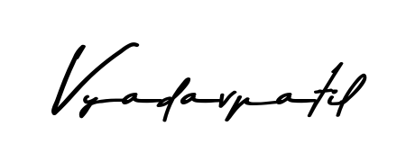 Elevate your brand with a stunning Vyadavpatil eSignature. The Asem Kandis PERSONAL USE style provides a balanced, flowing aesthetic for everyday signing. Vyadavpatil signature style 9 images and pictures png