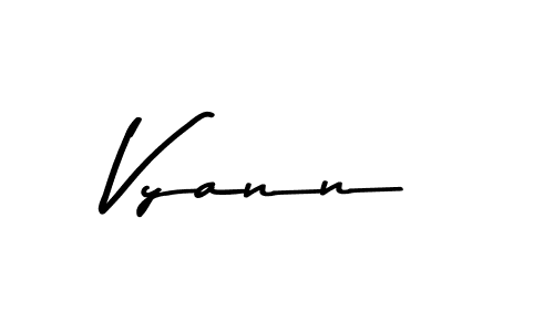 This is the best signature style for the Vyann name. Also you like these signature font (Asem Kandis PERSONAL USE). Mix name signature. Vyann signature style 9 images and pictures png