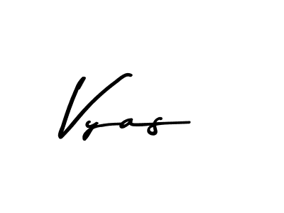 Similarly Asem Kandis PERSONAL USE is the best handwritten signature design. Signature creator online .You can use it as an online autograph creator for name Vyas. Vyas signature style 9 images and pictures png