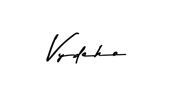 Make a beautiful signature design for name Vydeho. Use this online signature maker to create a handwritten signature for free. Vydeho signature style 9 images and pictures png