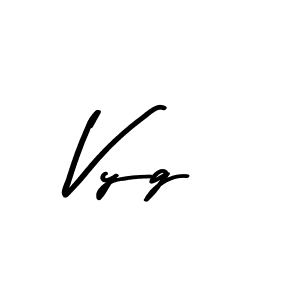 Also we have Vyg name is the best signature style. Create professional handwritten signature collection using Asem Kandis PERSONAL USE autograph style. Vyg signature style 9 images and pictures png