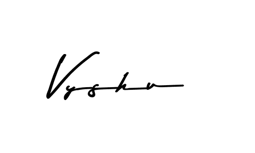 Use a signature maker to create a handwritten signature online. With this signature software, you can design (Asem Kandis PERSONAL USE) your own signature for name Vyshu. Vyshu signature style 9 images and pictures png