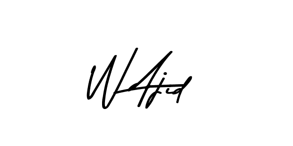 You can use this online signature creator to create a handwritten signature for the name W Ajid. This is the best online autograph maker. W Ajid signature style 9 images and pictures png