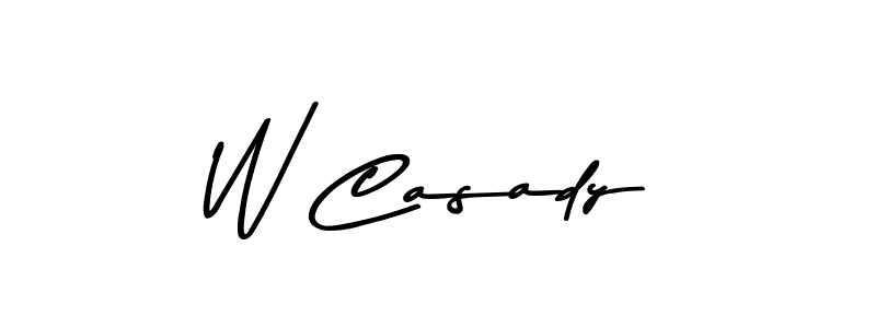 You should practise on your own different ways (Asem Kandis PERSONAL USE) to write your name (W Casady) in signature. don't let someone else do it for you. W Casady signature style 9 images and pictures png