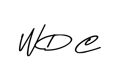 The best way (Asem Kandis PERSONAL USE) to make a short signature is to pick only two or three words in your name. The name W D C include a total of six letters. For converting this name. W D C signature style 9 images and pictures png