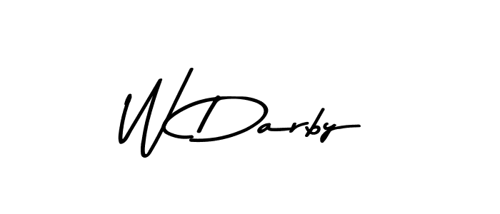 Also we have W Darby name is the best signature style. Create professional handwritten signature collection using Asem Kandis PERSONAL USE autograph style. W Darby signature style 9 images and pictures png