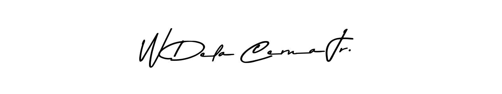Make a beautiful signature design for name W Dela Cerna Jr.. Use this online signature maker to create a handwritten signature for free. W Dela Cerna Jr. signature style 9 images and pictures png