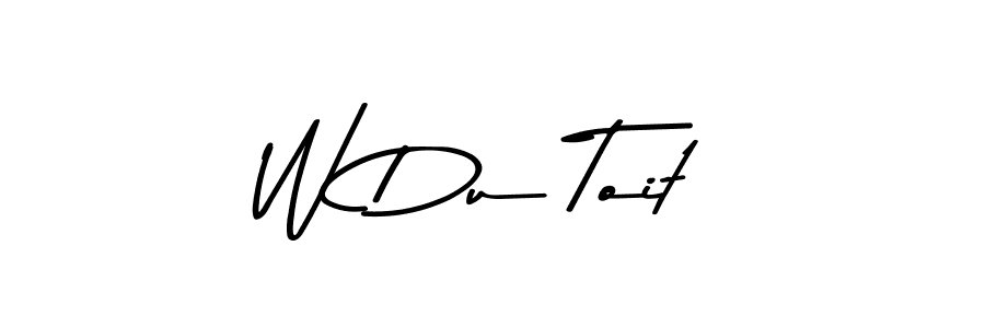 Also You can easily find your signature by using the search form. We will create W Du Toit name handwritten signature images for you free of cost using Asem Kandis PERSONAL USE sign style. W Du Toit signature style 9 images and pictures png