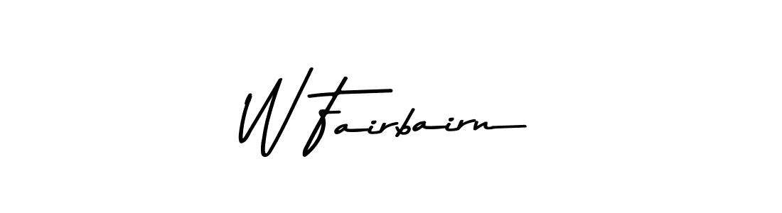 Asem Kandis PERSONAL USE is a professional signature style that is perfect for those who want to add a touch of class to their signature. It is also a great choice for those who want to make their signature more unique. Get W Fairbairn name to fancy signature for free. W Fairbairn signature style 9 images and pictures png