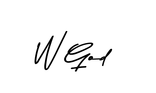 Similarly Asem Kandis PERSONAL USE is the best handwritten signature design. Signature creator online .You can use it as an online autograph creator for name W God. W God signature style 9 images and pictures png