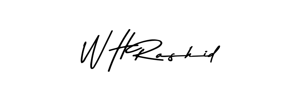 Best and Professional Signature Style for W H Rashid. Asem Kandis PERSONAL USE Best Signature Style Collection. W H Rashid signature style 9 images and pictures png