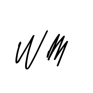 Similarly Asem Kandis PERSONAL USE is the best handwritten signature design. Signature creator online .You can use it as an online autograph creator for name W M. W M signature style 9 images and pictures png