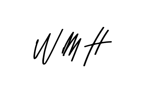 It looks lik you need a new signature style for name W M H. Design unique handwritten (Asem Kandis PERSONAL USE) signature with our free signature maker in just a few clicks. W M H signature style 9 images and pictures png
