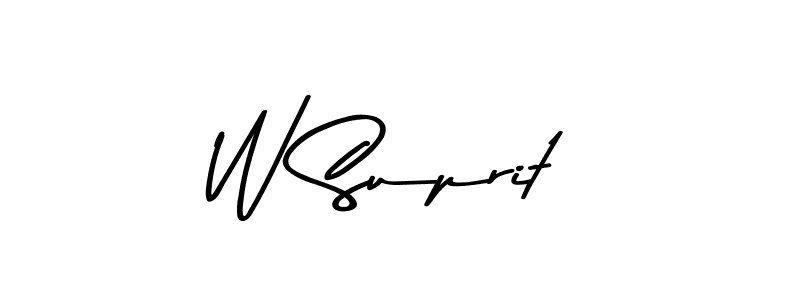 Also You can easily find your signature by using the search form. We will create W Suprit name handwritten signature images for you free of cost using Asem Kandis PERSONAL USE sign style. W Suprit signature style 9 images and pictures png