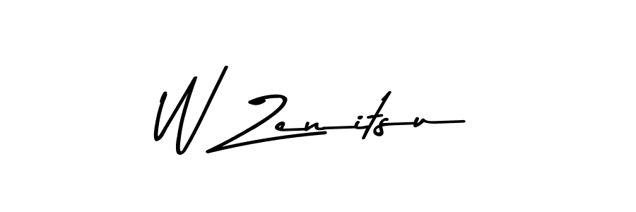 Also we have W Zenitsu name is the best signature style. Create professional handwritten signature collection using Asem Kandis PERSONAL USE autograph style. W Zenitsu signature style 9 images and pictures png