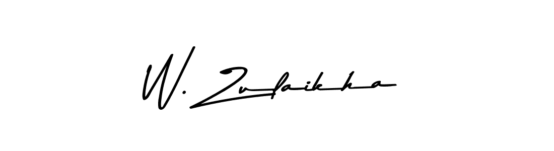 How to make W. Zulaikha signature? Asem Kandis PERSONAL USE is a professional autograph style. Create handwritten signature for W. Zulaikha name. W. Zulaikha signature style 9 images and pictures png