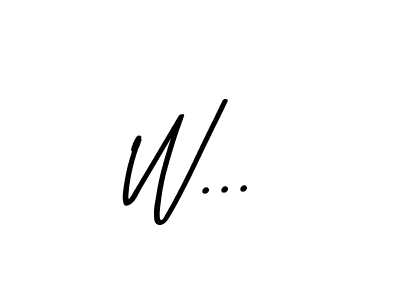 This is the best signature style for the W... name. Also you like these signature font (Asem Kandis PERSONAL USE). Mix name signature. W... signature style 9 images and pictures png