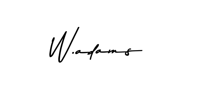 Use a signature maker to create a handwritten signature online. With this signature software, you can design (Asem Kandis PERSONAL USE) your own signature for name W.adams. W.adams signature style 9 images and pictures png