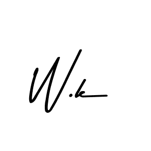 You can use this online signature creator to create a handwritten signature for the name W.k. This is the best online autograph maker. W.k signature style 9 images and pictures png