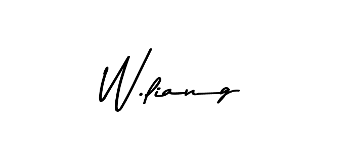 You should practise on your own different ways (Asem Kandis PERSONAL USE) to write your name (W.liang) in signature. don't let someone else do it for you. W.liang signature style 9 images and pictures png