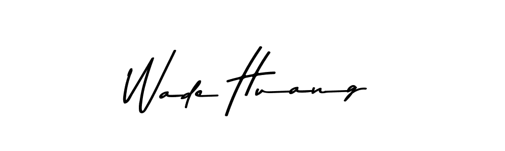 How to make Wade Huang signature? Asem Kandis PERSONAL USE is a professional autograph style. Create handwritten signature for Wade Huang name. Wade Huang signature style 9 images and pictures png