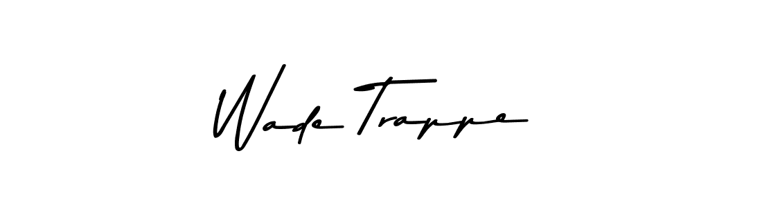 if you are searching for the best signature style for your name Wade Trappe. so please give up your signature search. here we have designed multiple signature styles  using Asem Kandis PERSONAL USE. Wade Trappe signature style 9 images and pictures png