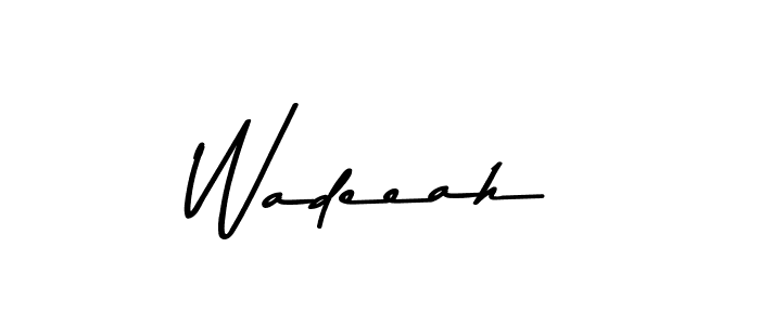 Also You can easily find your signature by using the search form. We will create Wadeeah name handwritten signature images for you free of cost using Asem Kandis PERSONAL USE sign style. Wadeeah signature style 9 images and pictures png