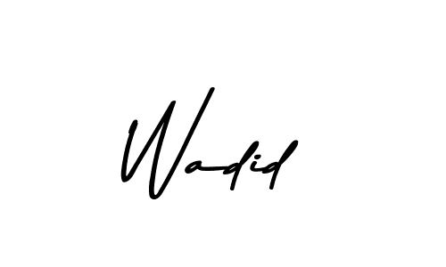 How to make Wadid name signature. Use Asem Kandis PERSONAL USE style for creating short signs online. This is the latest handwritten sign. Wadid signature style 9 images and pictures png