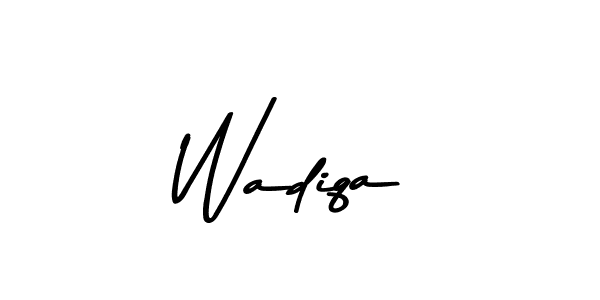 Wadiqa stylish signature style. Best Handwritten Sign (Asem Kandis PERSONAL USE) for my name. Handwritten Signature Collection Ideas for my name Wadiqa. Wadiqa signature style 9 images and pictures png